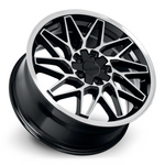 Katana Wheels - KR09 Gloss Black Machined Face 18x8