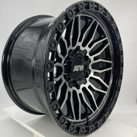 ATW Wheels - NILE Gloss Black Machined Face 17x9