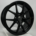 Starcarrun Wheels - 502-2 Flow Formed Satin Black 17x7.5