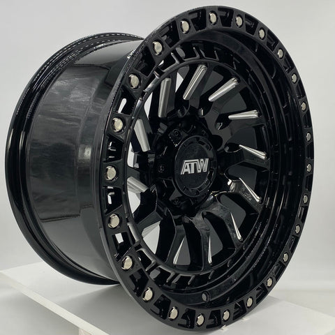 ATW Wheels - CULEBRA Gloss Black Milled 20x10
