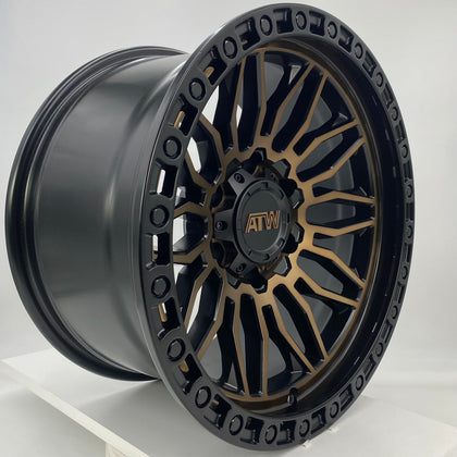 ATW Wheels - NILE Satin Black Polished Bronze 20x10