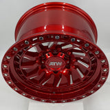 ATW Wheels - CULEBRA Candy Red Milled 20x10