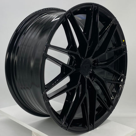VLF Wheels - VLF53 FlowForm Glossy Black 18x8.0