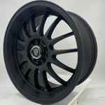 White Diamond Luxury Wheels - W824 Matte Black 17x7.5