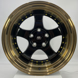 MST Wheels - MT07 Gloss Black Bronze Lip 17x9