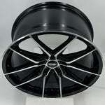 OS Wheels - Si04 Flow Formed Gloss Black Machined Face 19x8.5