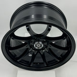 G-Line Luxury Wheels - G1018 Satin Black 17x9