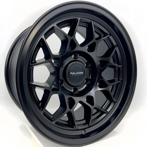 Falcon Wheels - TX3 Matte Black 17x9