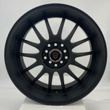 White Diamond Luxury Wheels - W824 Matte Black 17x7.5