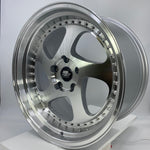 MST Wheels - MT15 Silver Machined Face 18x9.5