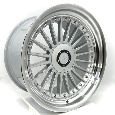 Replica Wheels - BM315 Gloss Silver Machined Lip 18x8.5