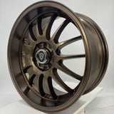 White Diamond Luxury Wheels - W824 Satin Bronze 17x7.5