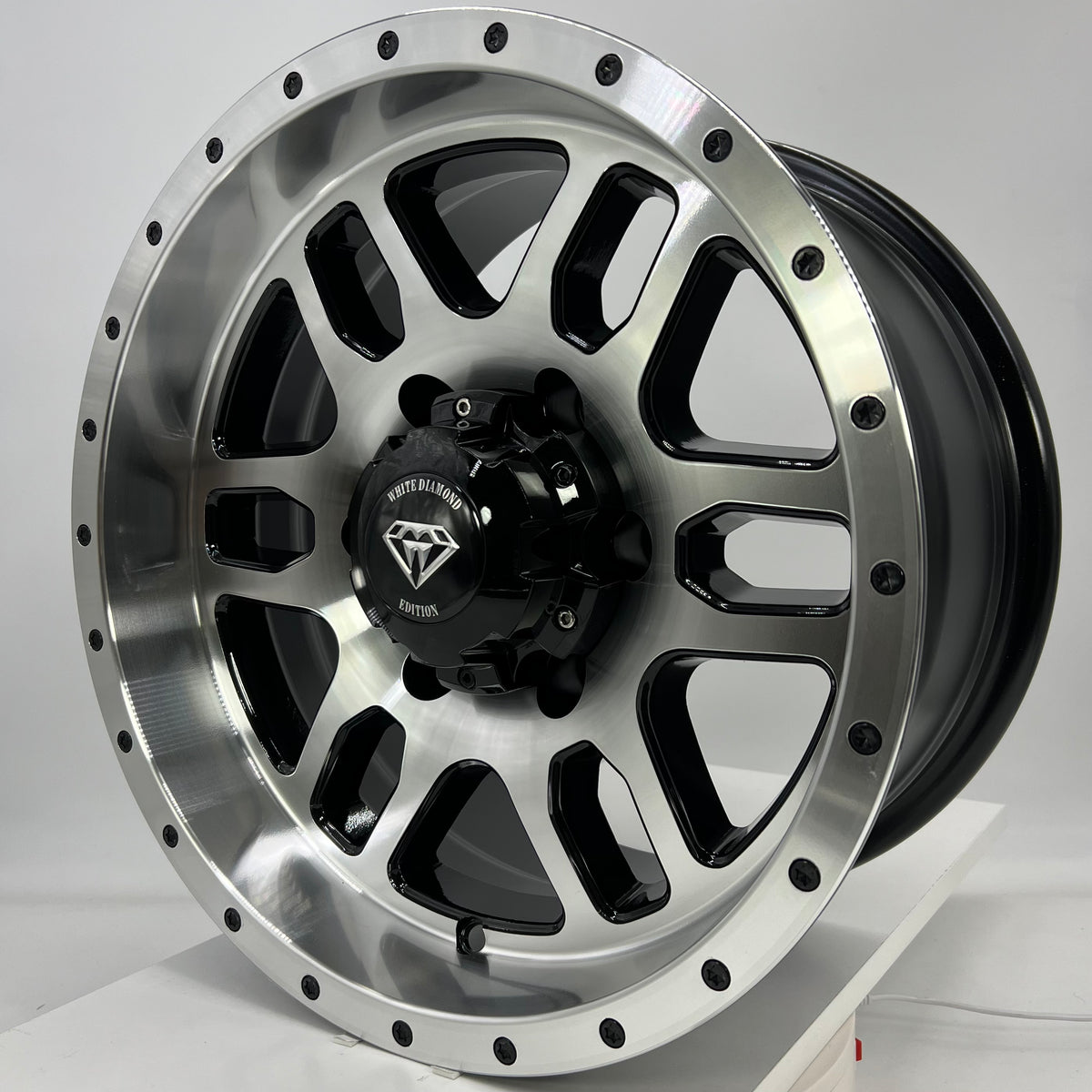 White Diamond Luxury Wheels - 3244 Gloss Black 15x8 – VID Wheels