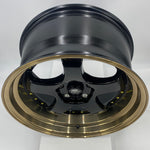 MST Wheels - MT07 Gloss Black Bronze Lip 17x9