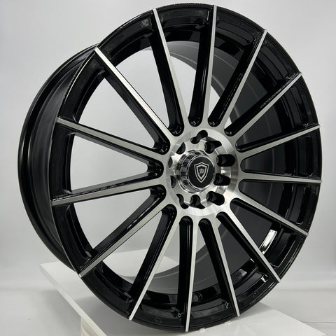 White Diamond Luxury Wheels - W3193 Gloss Black Machined Face 18x8