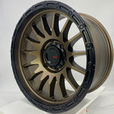 DX4 Wheels - X24 Matte Bronze Black Lip 17x8.5