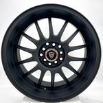 White Diamond Luxury Wheels - W824 Matte Black 17x7.5