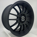 White Diamond Luxury Wheels - W824 Matte Black 17x7.5