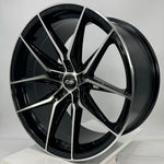 OS Wheels - Si04 Flow Formed Gloss Black Machined Face 19x9.5