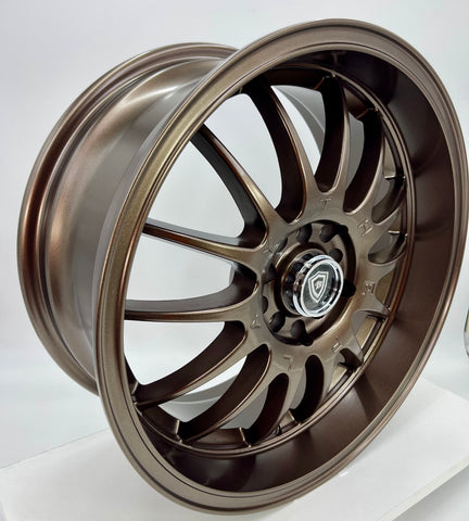 White Diamond Luxury Wheels - Satin Bronze 17x7.5 – VID Wheels