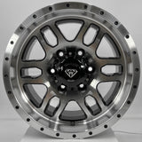 White Diamond Luxury Wheels - 3244 Gloss Black 15x8