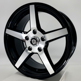 G-Line Luxury Wheels - G5109 Gloss Black Machined Face 16x7