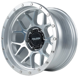 Falcon Wheels - TX Silver Machined Face 17x9