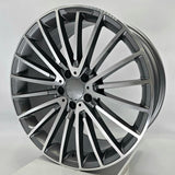 Replica Wheels - MB15 Gunmetal Machined Face 19x8.5