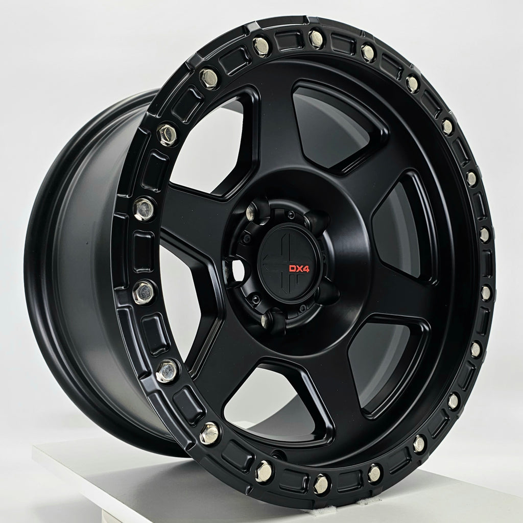 Dx4 Rally Rims DX4 Wheels - Recon Flat Black 15x8 – VID Wheels