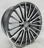 Replica Wheels - MB15 Gunmetal Machined Face 19x8.5