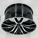 Replica Wheels - 6707 Gloss Black Machined Face 20x10