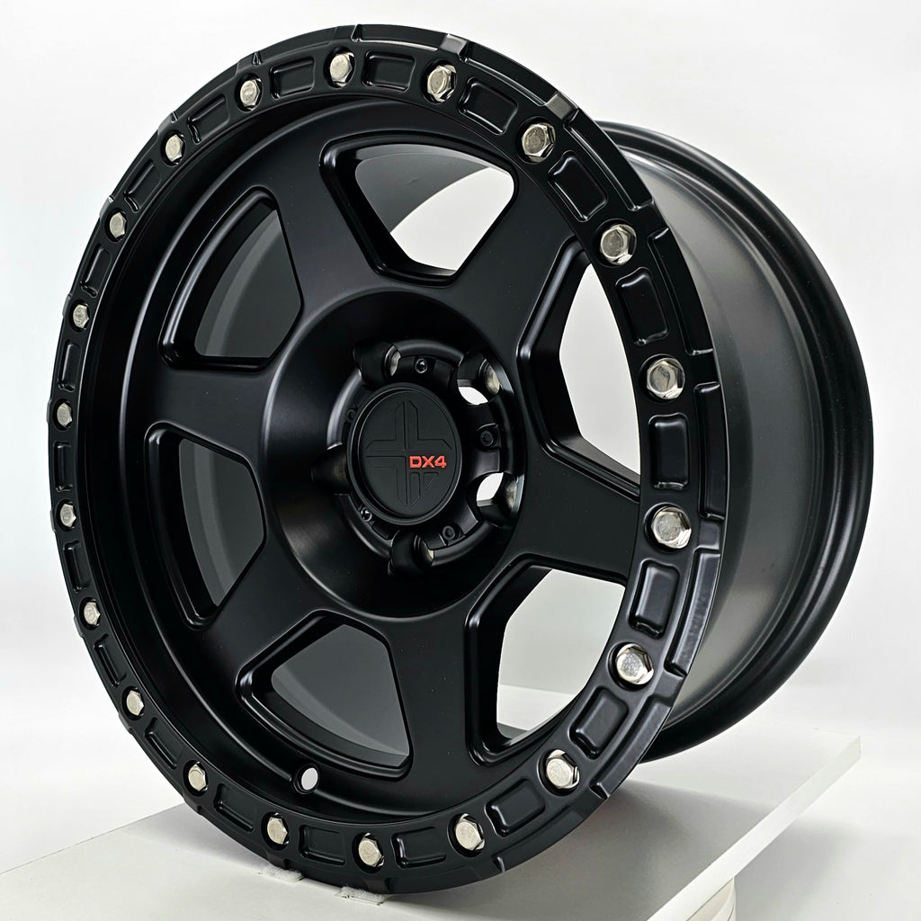 Dx4 Rally Rims DX4 Wheels - Recon Flat Black 15x8 – VID Wheels