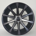 Inovit Wheels - Revolve Black Machined Face Dark Tint 20x10