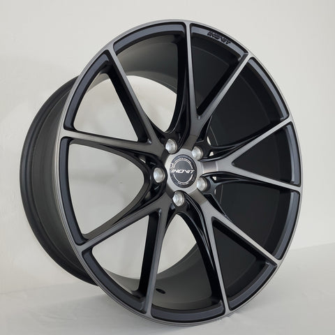 Inovit Wheels - Speed Black Machined Face Dark Tint 20x8.5