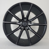 Inovit Wheels - Frixion5 Black Machined Face Dark Tint 19x8.5