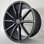 Inovit Wheels - Frixion5 Black Machined Face Dark Tint 19x9.5
