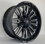 Luxxx Wheels - HD26 Gloss Black Milled 22x10