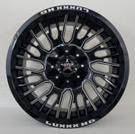 Luxxx Wheels - HD28 Gloss Black Milled 20x10