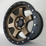 DX4 Wheels - Nitro Matte Bronze Black Lip 17x8.5