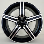 Voxx Wheels - Como Gloss Black Machined Face 15x6.5