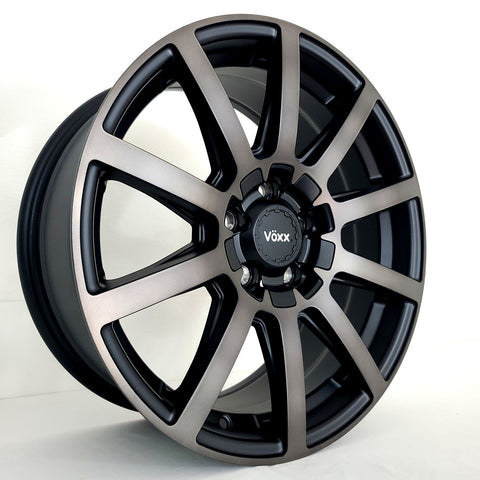 Voxx Wheels - Vento Gloss Black Dark Tint 17x7.5