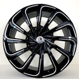 Luxxx Wheels - LUX22 Gloss Black Milled 22x9