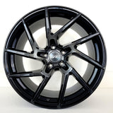 Luxxx Wheels - LFF02 Brushed Face Titanium Black 20x10.5