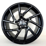 Luxxx Wheels - LFF02 Brushed Face Titanium Black 20x9