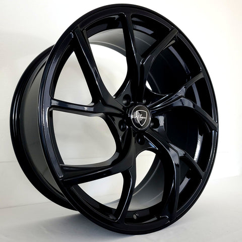 Elegant Wheels - E008 Gloss Black 20x8.5