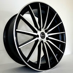 Elegant Wheels - E007 Gloss Black Machined Face 20x8.5