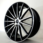 Elegant Wheels - E007 Gloss Black Machined Face 20x8.5