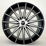 Elegant Wheels - E007 Gloss Black Machined Face 20x8.5