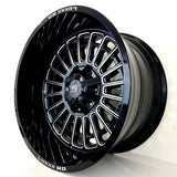 Luxxx Wheels - HD27 Gloss Black Milled 22x12