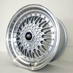 MST Wheels - MT13 Silver Machined Face 16x8